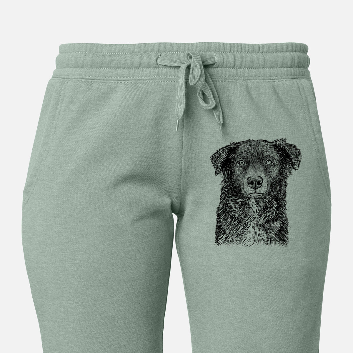 Pixel the Australian Shepherd - Women&#39;s Cali Wave Joggers