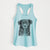 Pixel the Australian Shepherd - Women's Racerback Tanktop