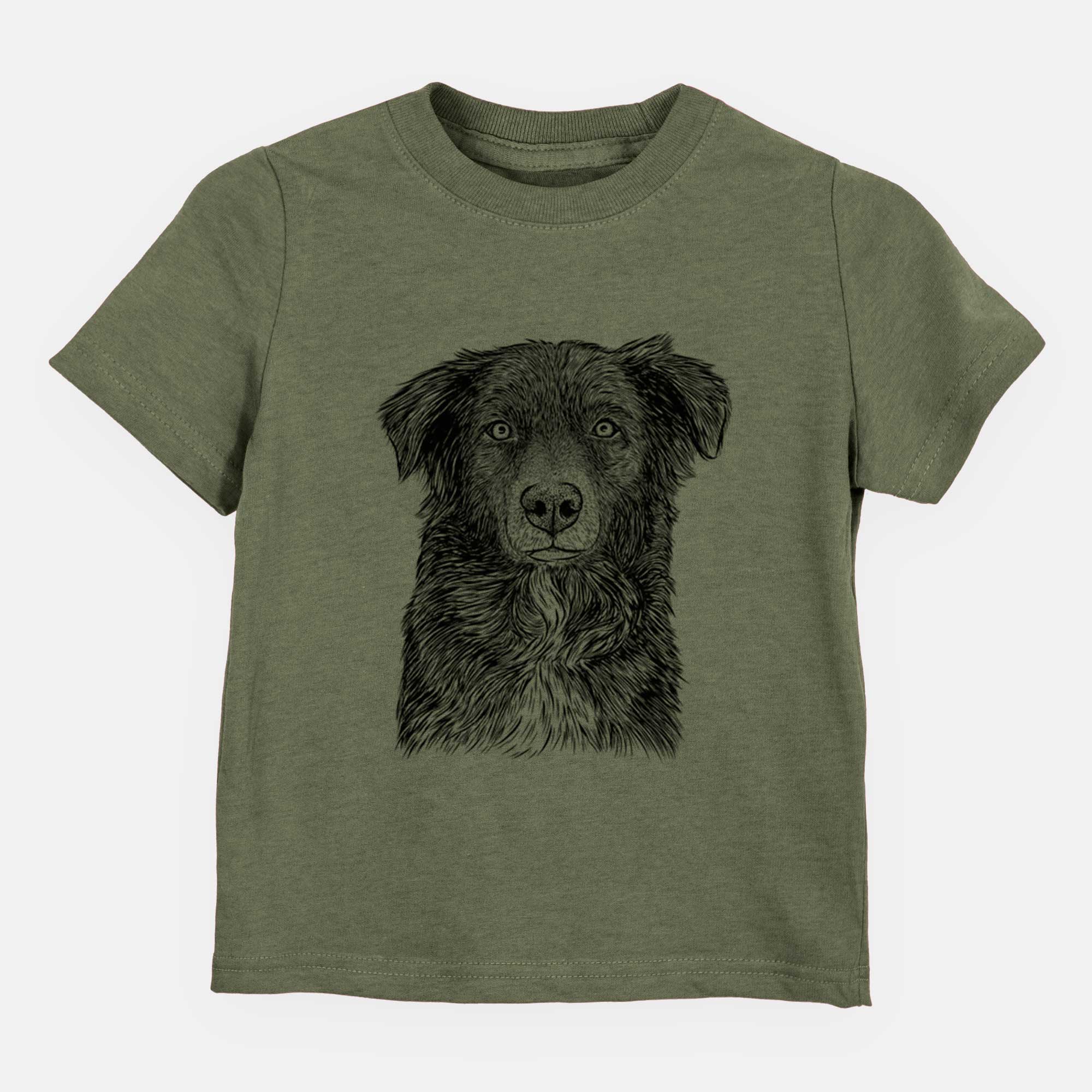 Bare Pixel the Australian Shepherd - Kids/Youth/Toddler Shirt