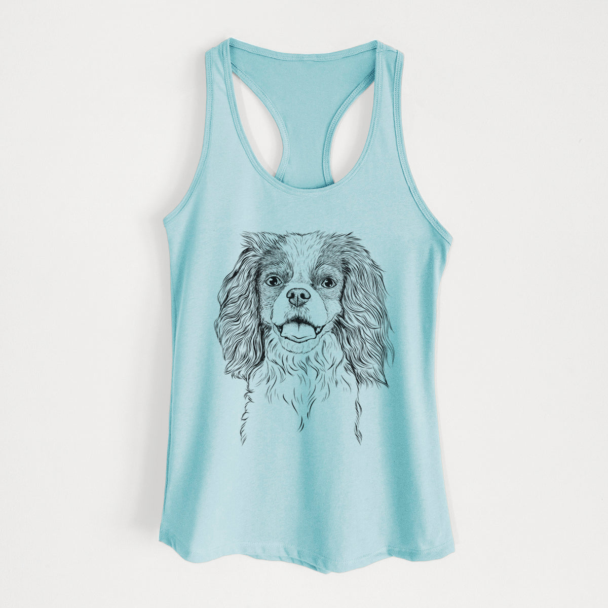 Poppy the Cavalier King Charles Spaniel - Women's Racerback Tanktop