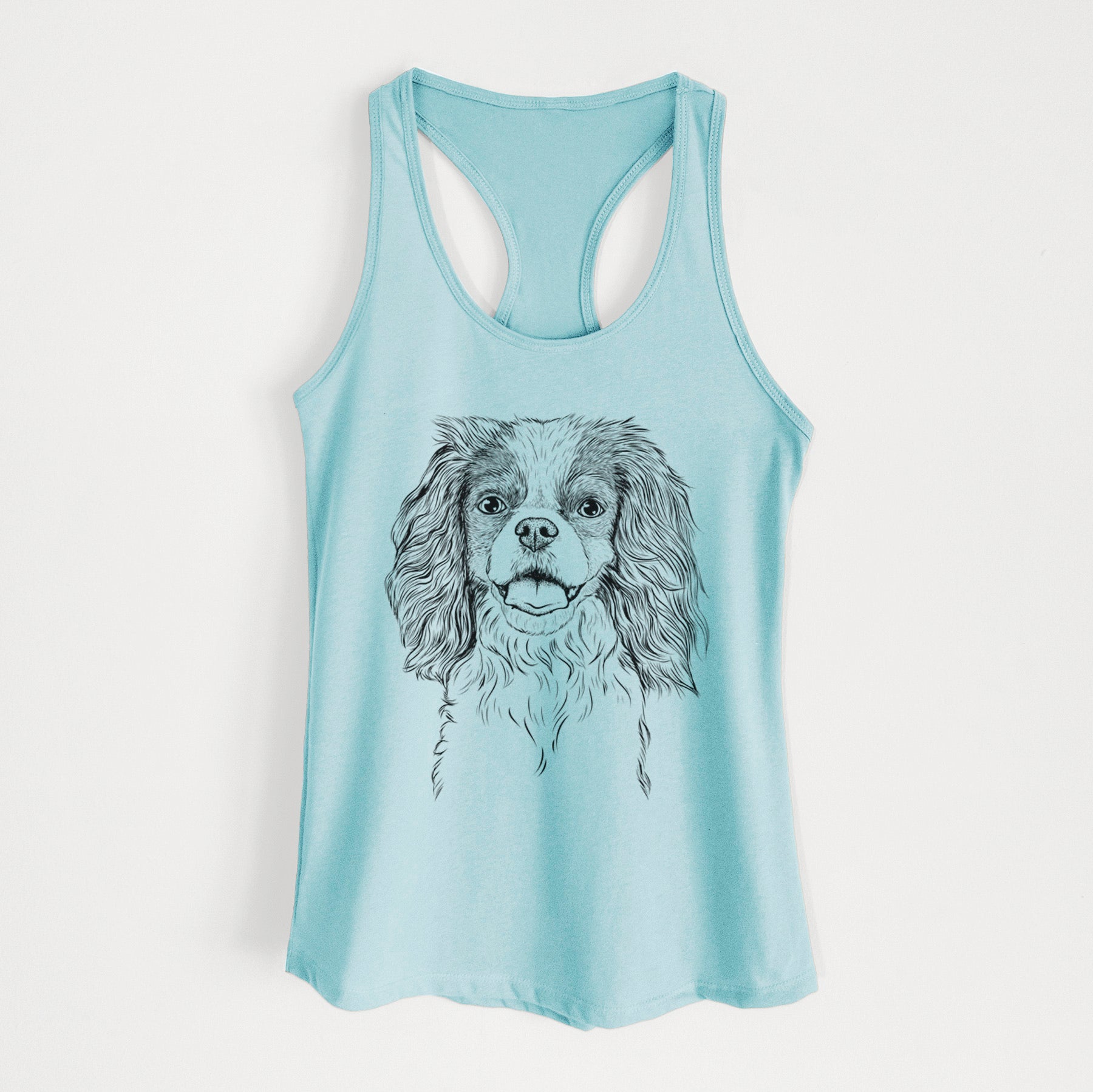 Poppy the Cavalier King Charles Spaniel - Women's Racerback Tanktop