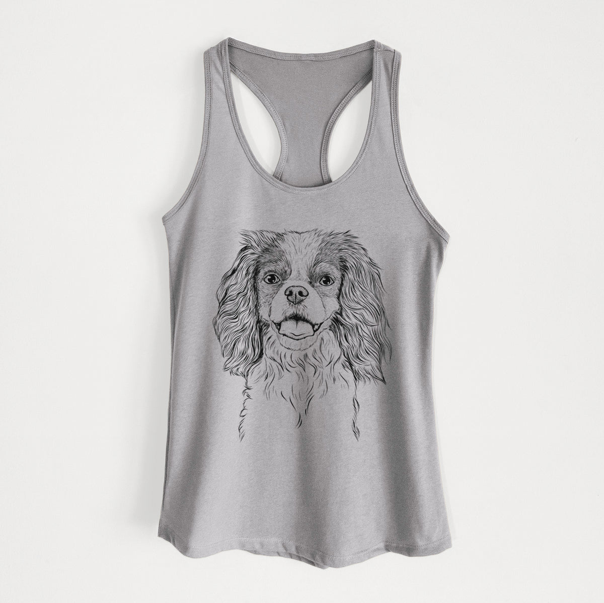 Poppy the Cavalier King Charles Spaniel - Women&#39;s Racerback Tanktop