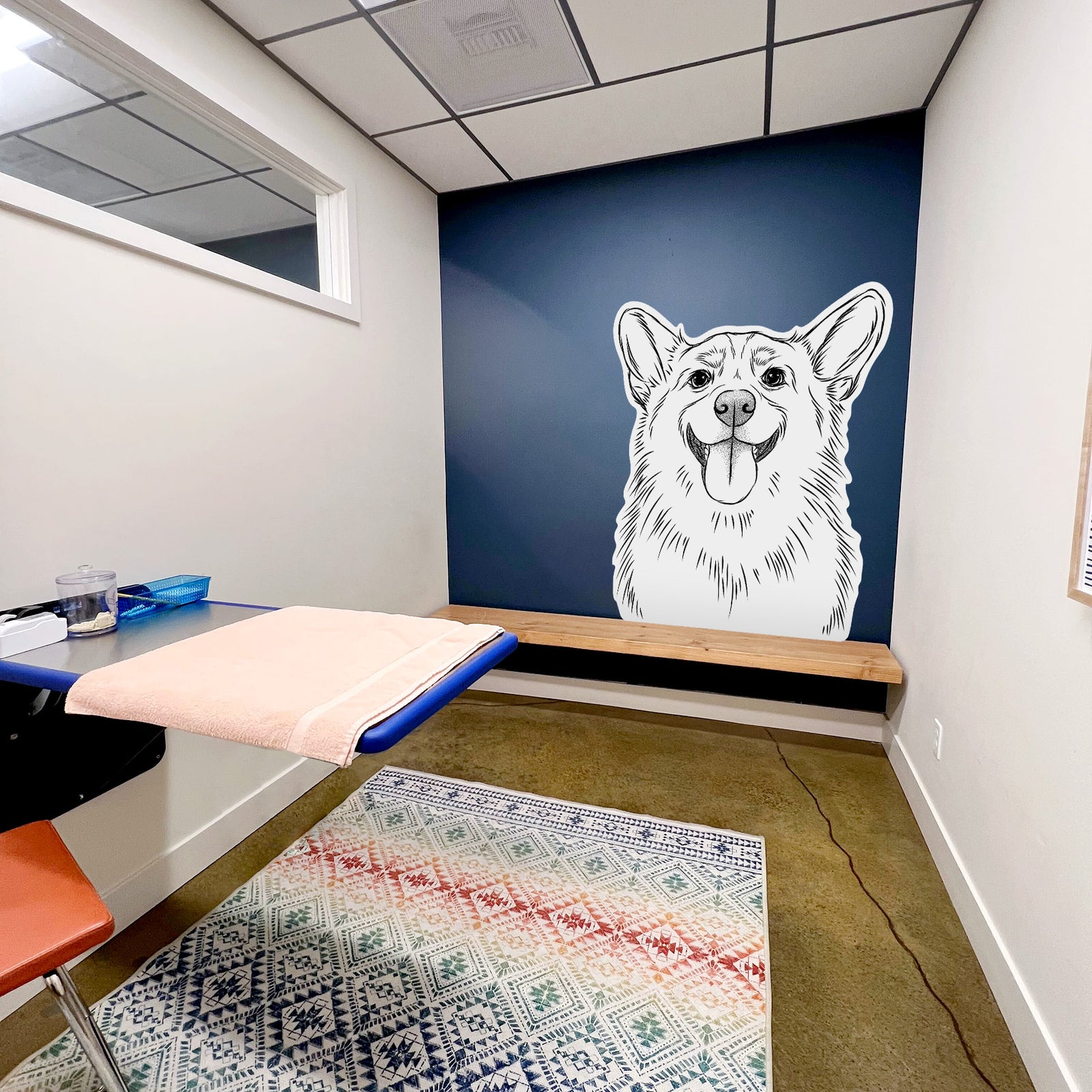 Porter the Corgi - Wall Decal