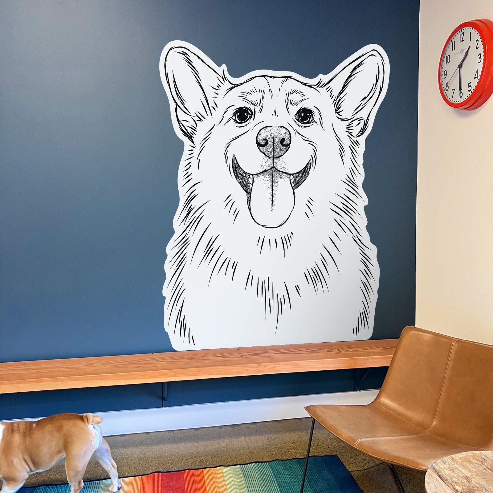 Porter the Corgi - Wall Decal