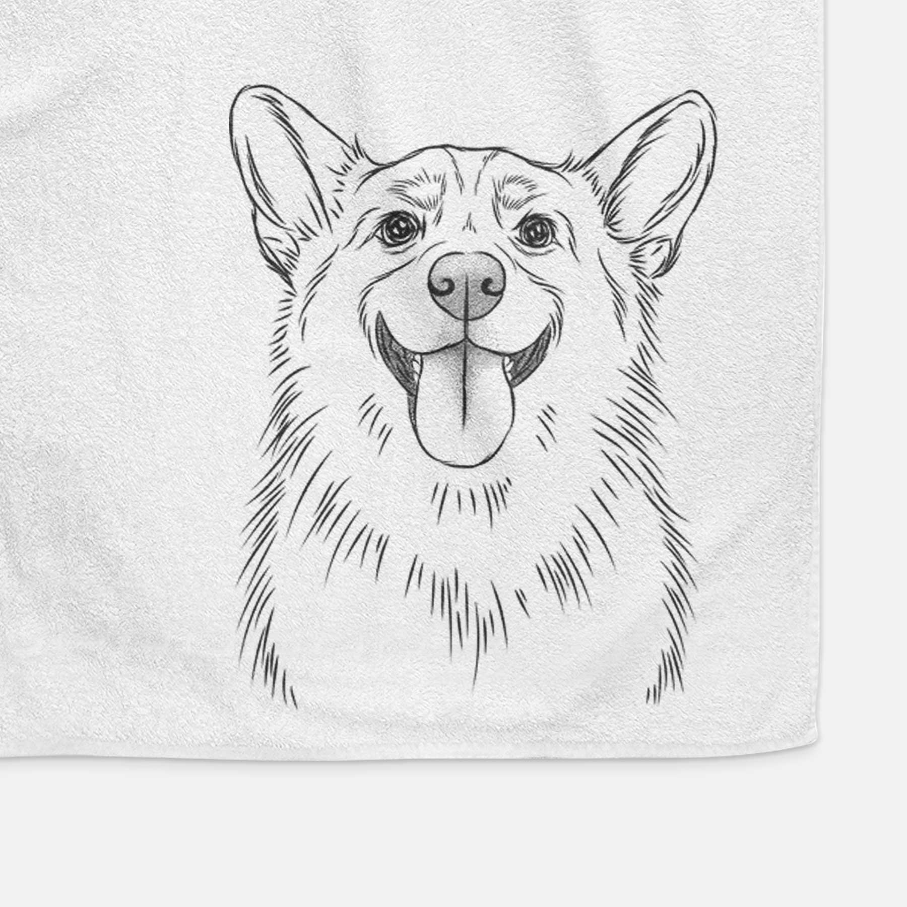 Porter the Pembroke Welsh Corgi Decorative Hand Towel