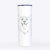 Porter the Pembroke Welsh Corgi - 20oz Skinny Tumbler