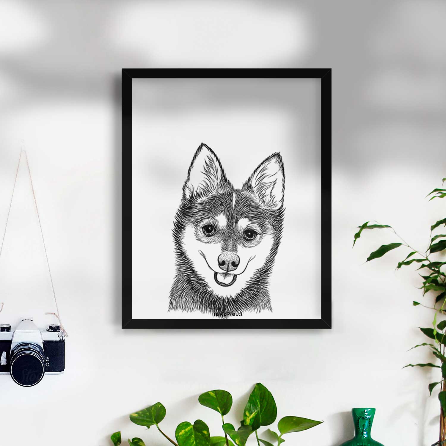 Posey the Alaskan Klee Kai Art Print