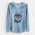 Bare Posey the Alaskan Klee Kai - Cali Wave Hooded Sweatshirt