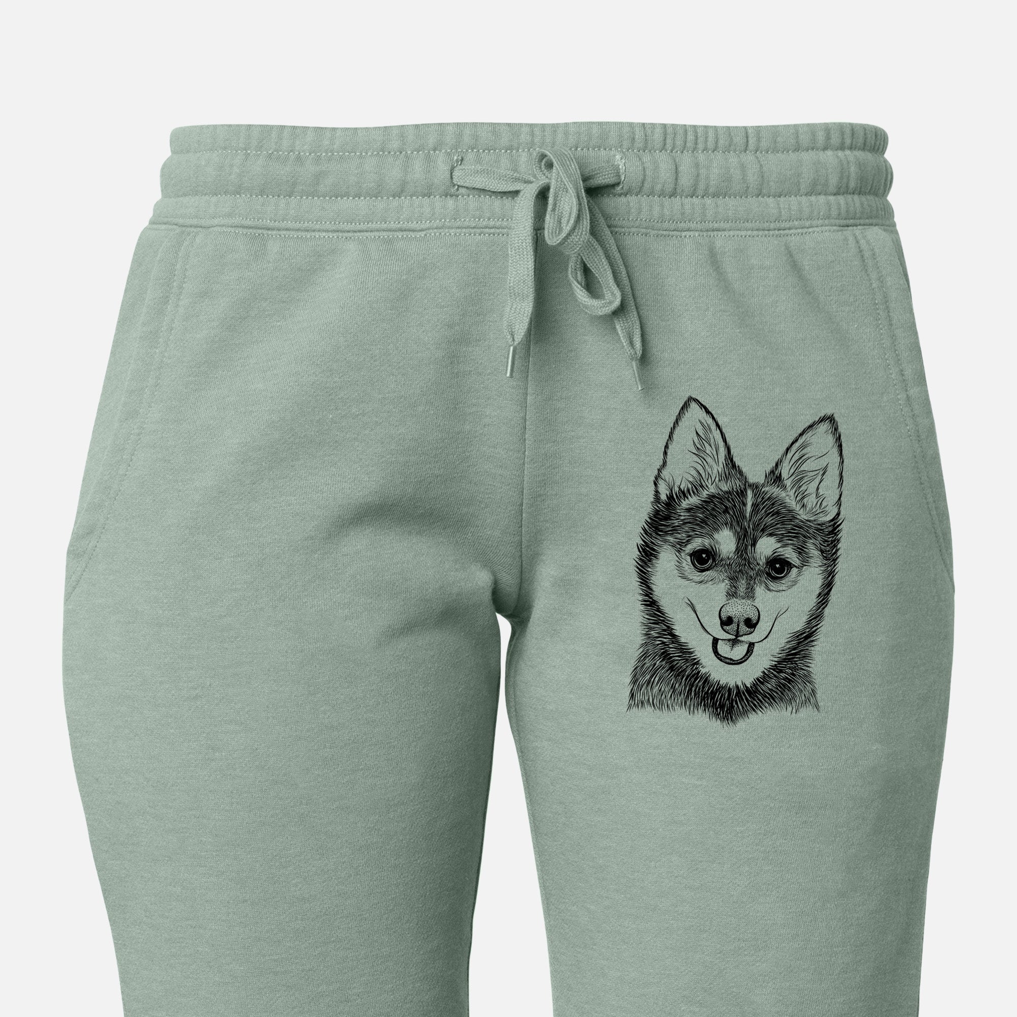 Posey the Alaskan Klee Kai - Women's Cali Wave Joggers