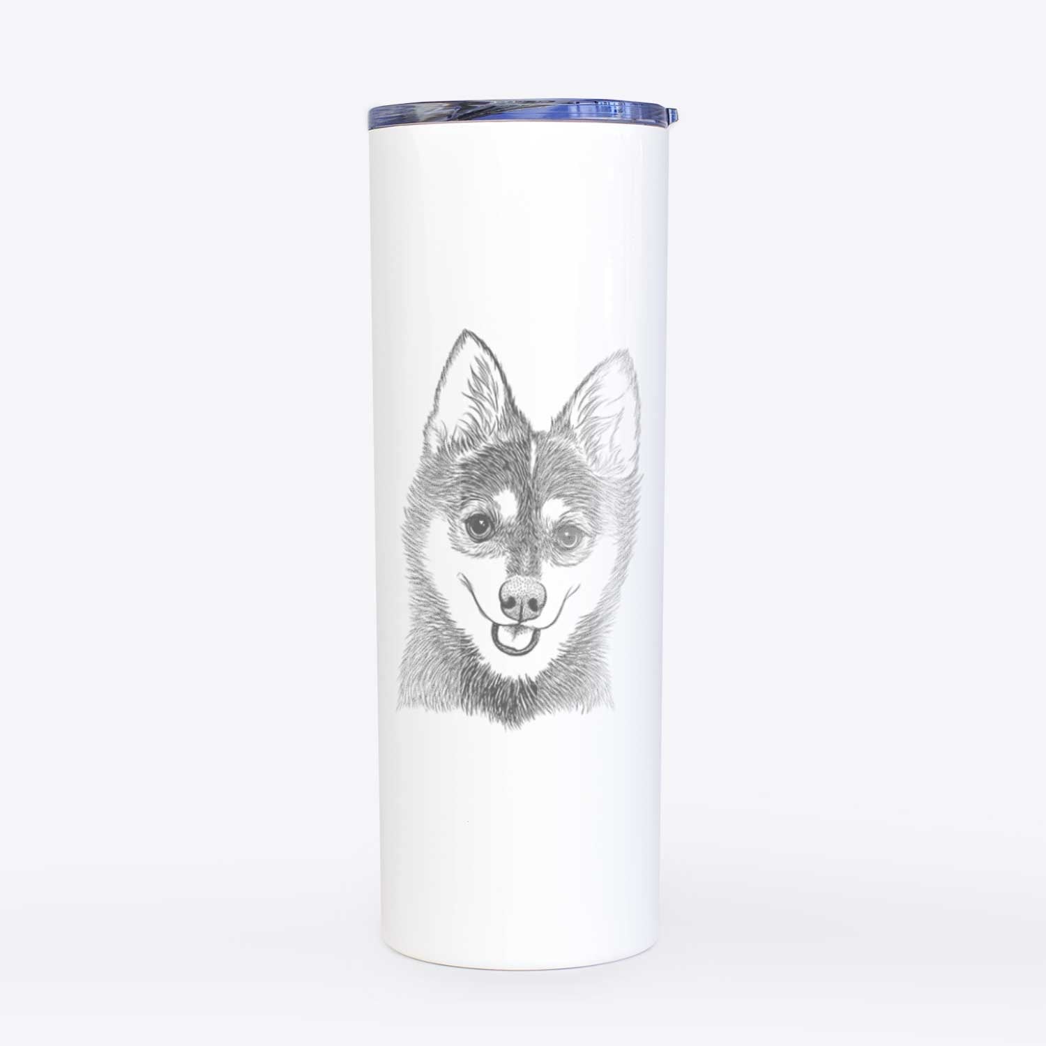 Posey the Alaskan Klee Kai - 20oz Skinny Tumbler