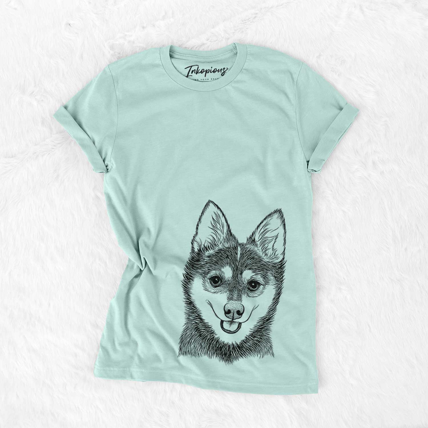 Bare Posey the Alaskan Klee Kai - Unisex Crewneck