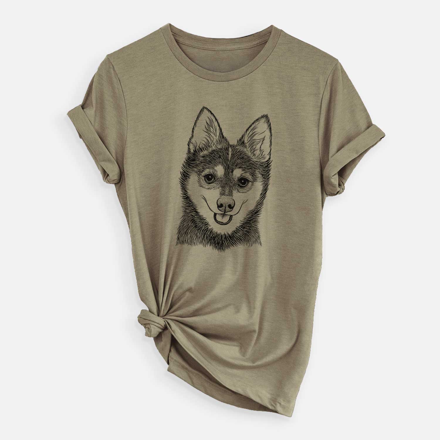 Bare Posey the Alaskan Klee Kai - Unisex Crewneck