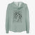 Preston the Powderpuff Chinese Crested - Women's Cali Wave Zip-Up Sweatshirt