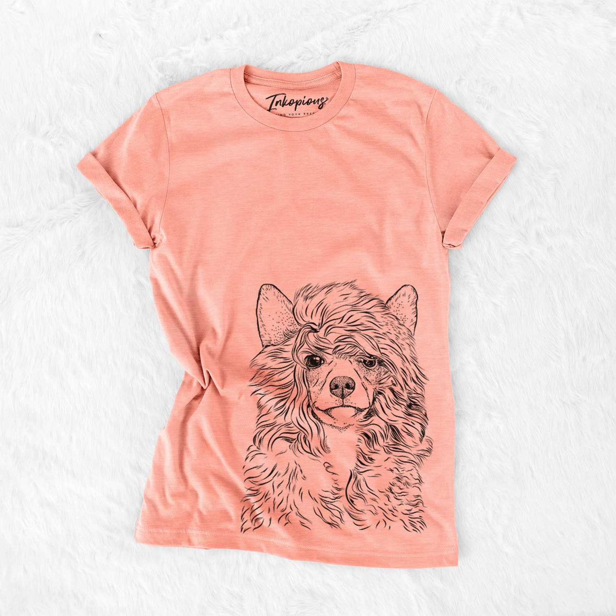 Preston the Powderpuff Chinese Crested - Bella Canvas Unisex Crewneck