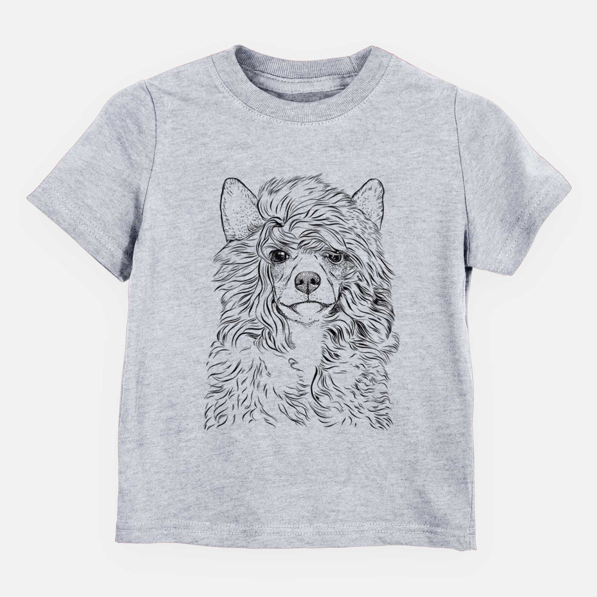 Bare Preston the Powderpuff Chinese Crested - Kids/Youth/Toddler Shirt
