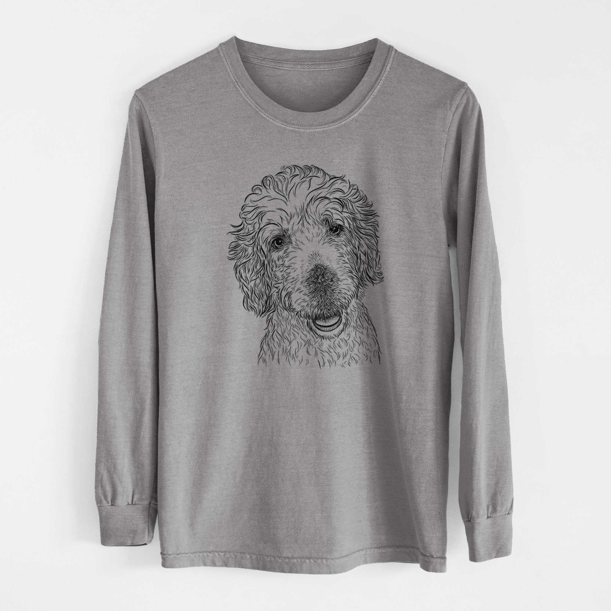 Bare Preston the Labradoodle - Heavyweight 100% Cotton Long Sleeve