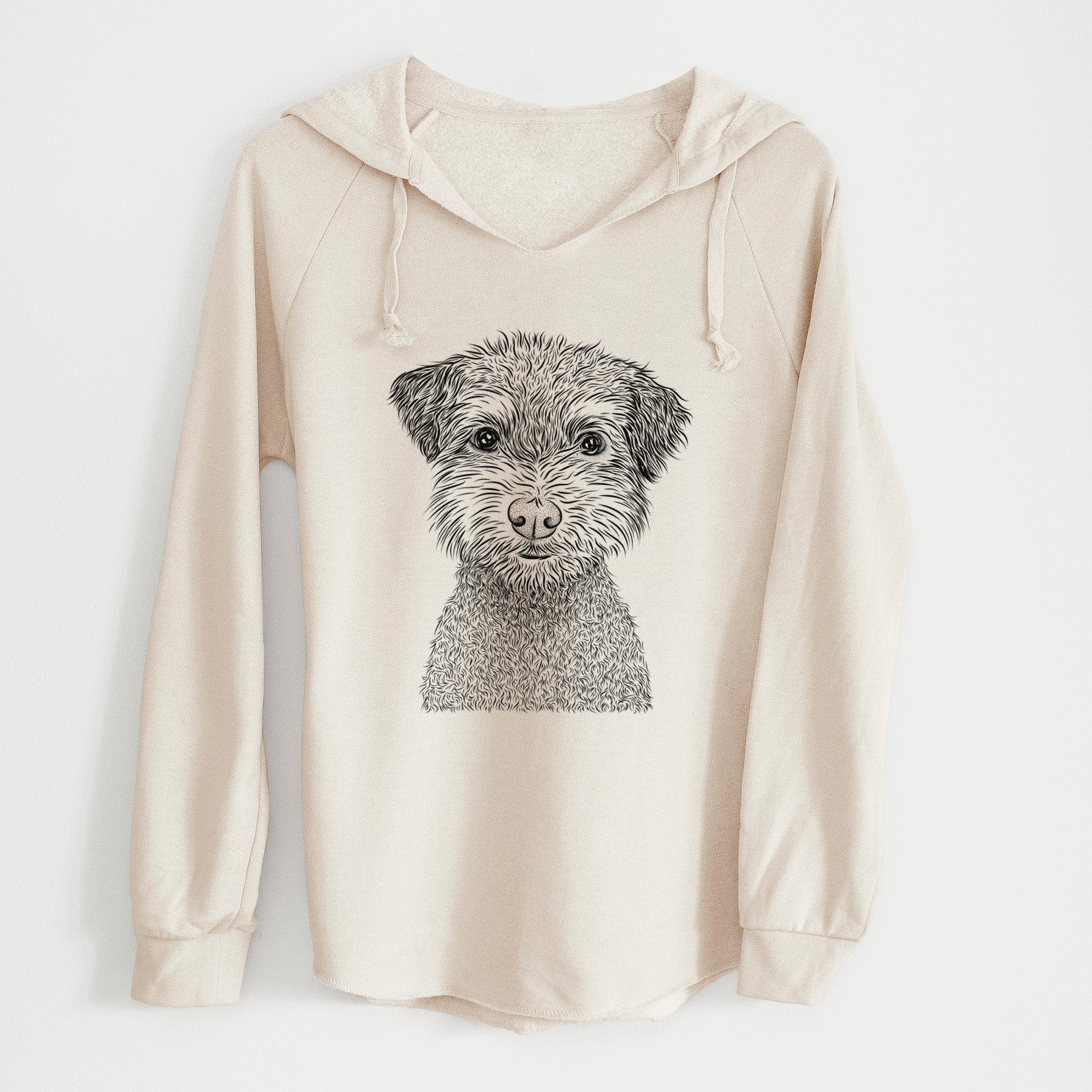 Bare Pretzel the Schnoodle - Cali Wave Hooded Sweatshirt