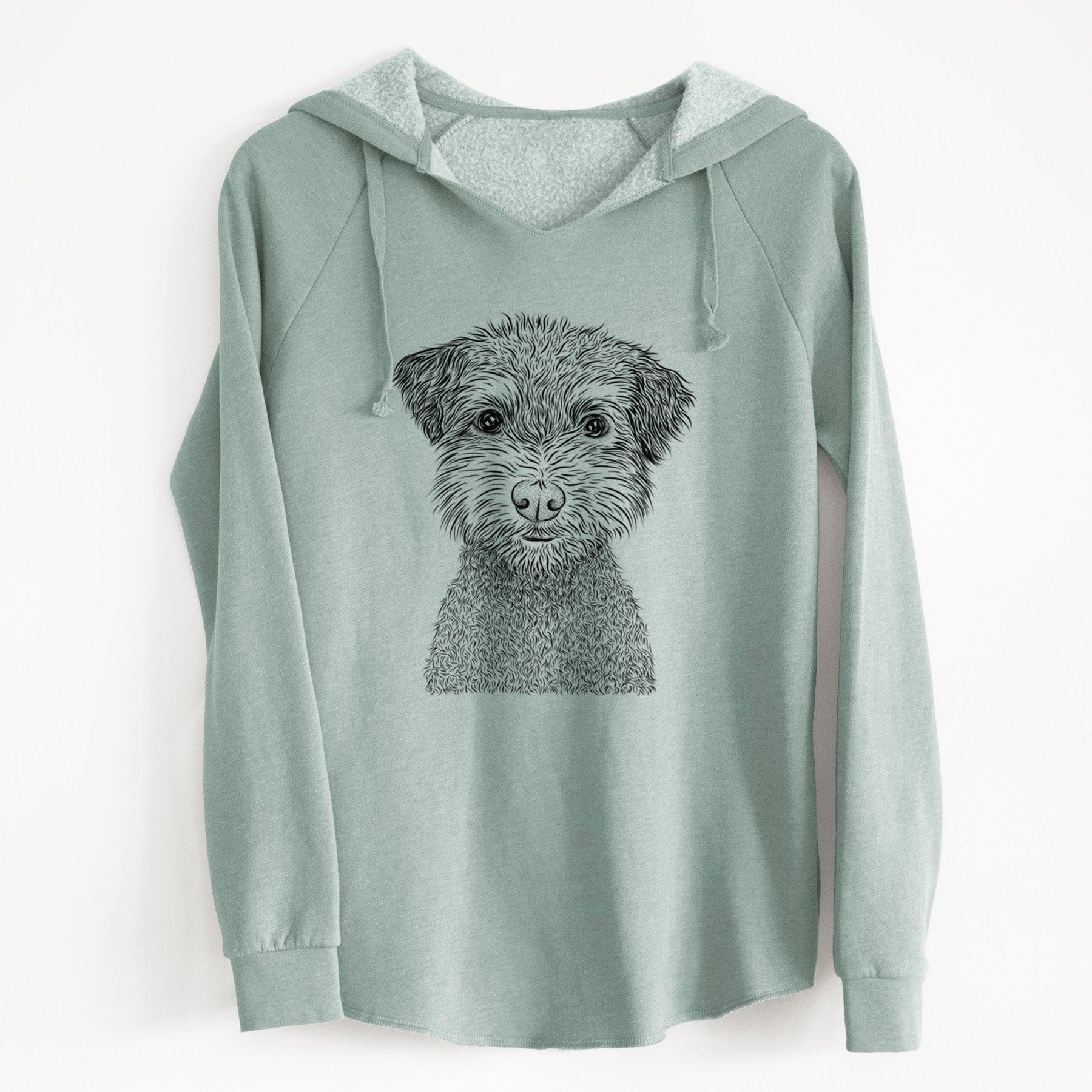 Bare Pretzel the Schnoodle - Cali Wave Hooded Sweatshirt