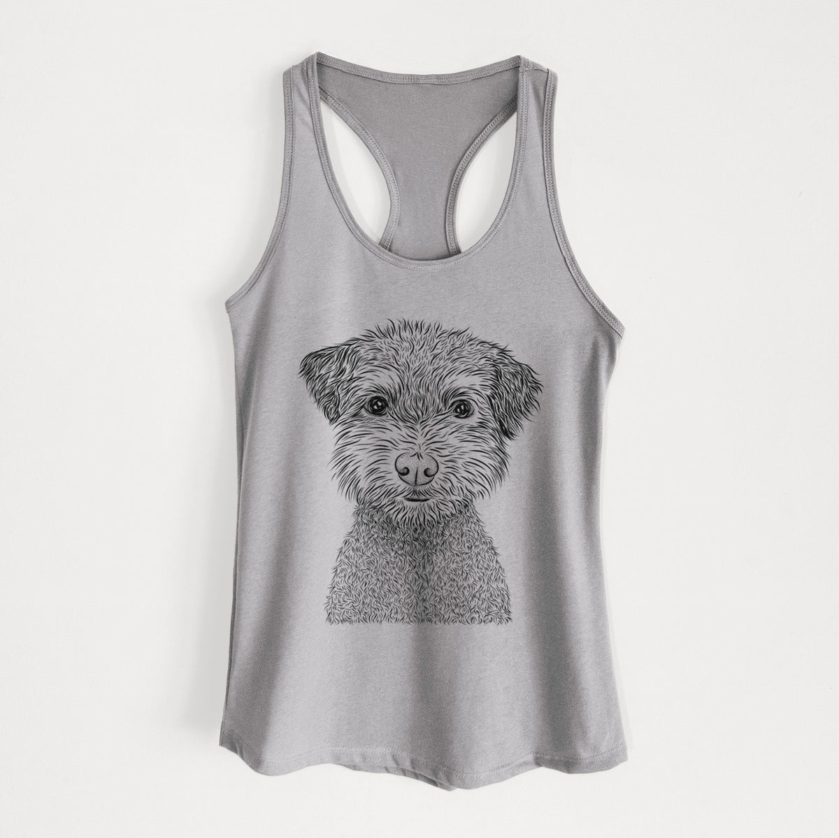 Pretzel the Schnoodle - Women&#39;s Racerback Tanktop