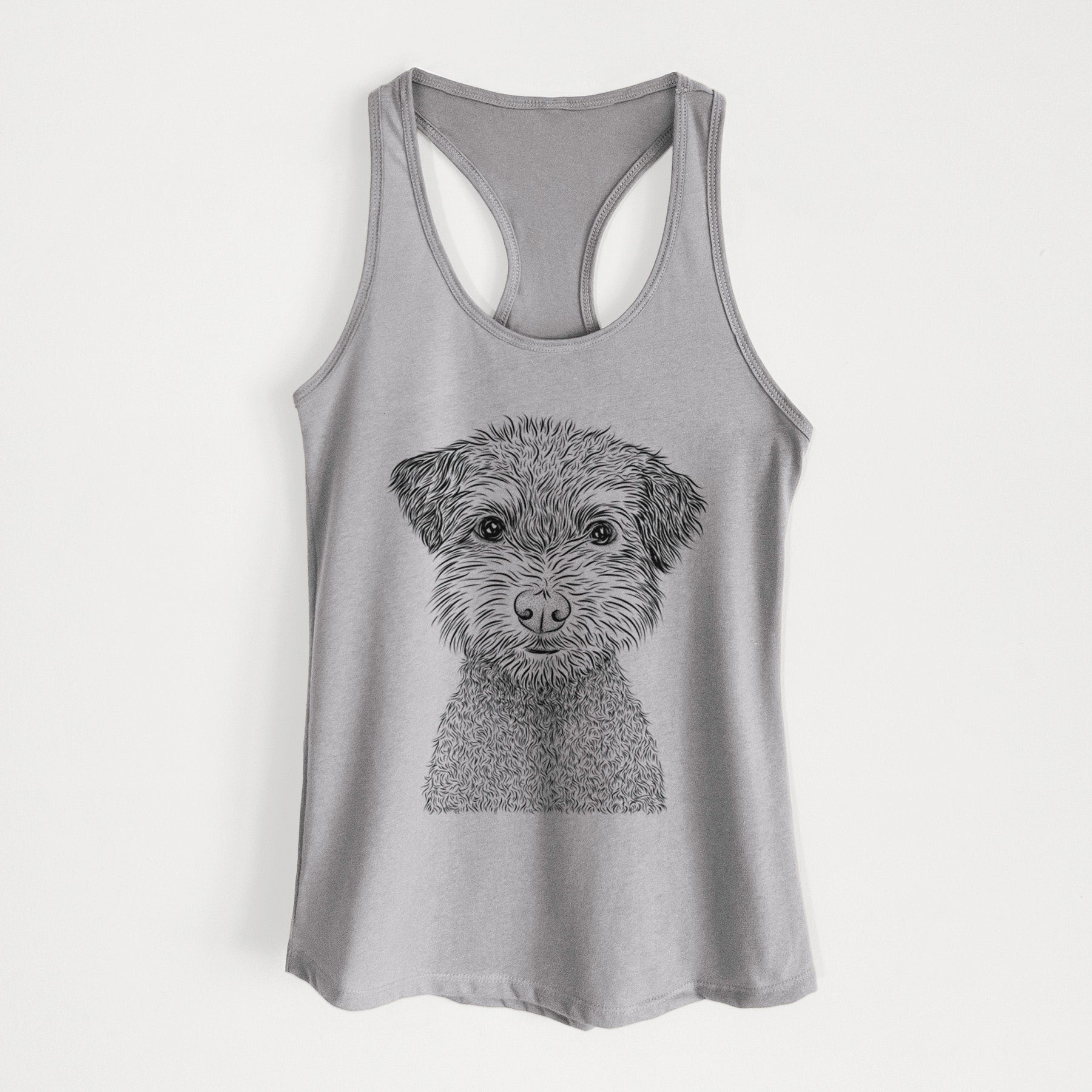 Pretzel the Schnoodle - Women's Racerback Tanktop