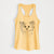 Princess Ava the Long Haired Chihuahua - Women's Racerback Tanktop