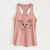 Princess Ava the Long Haired Chihuahua - Women's Racerback Tanktop