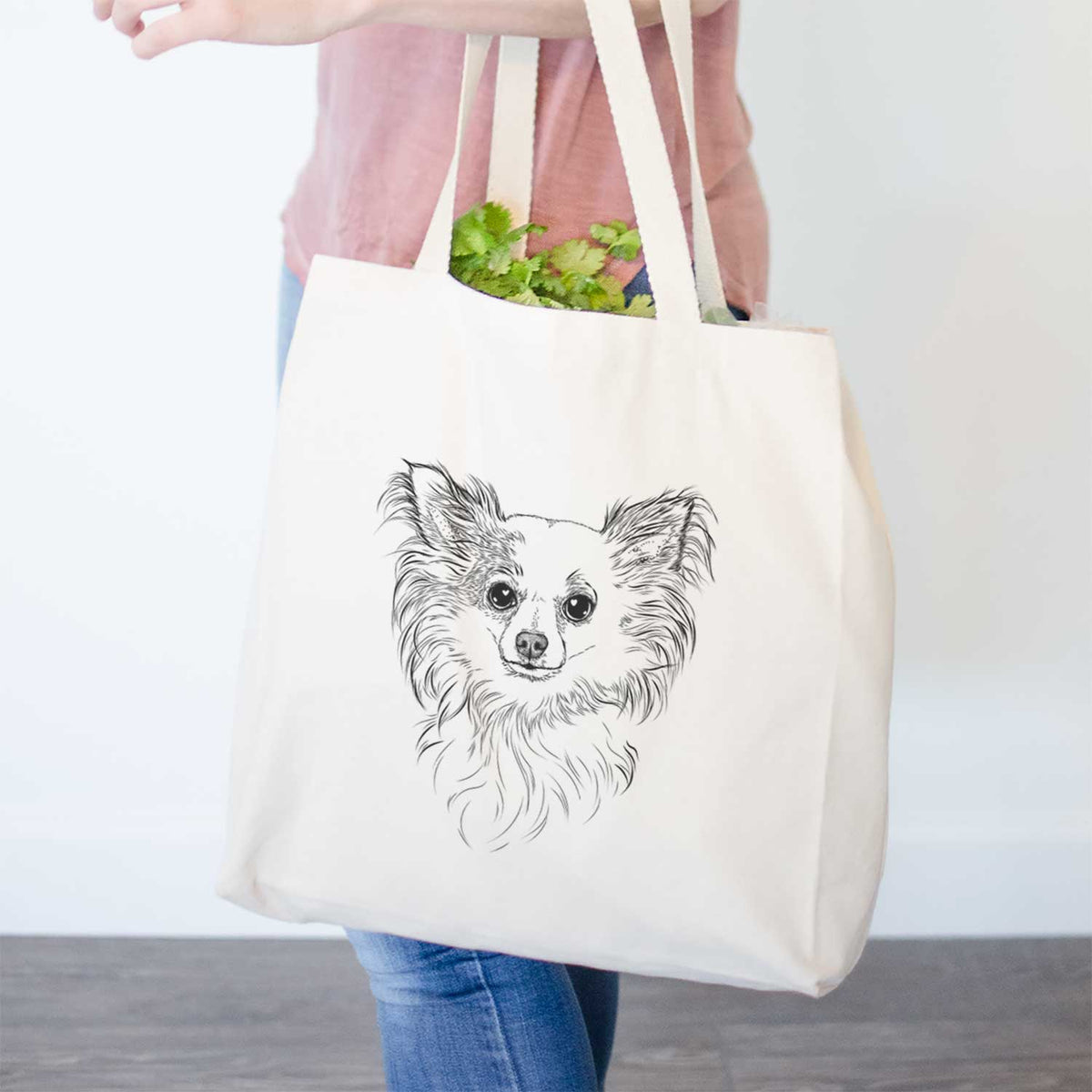 Princess Ava Bisou the Long Haired Chihuahua - Tote Bag