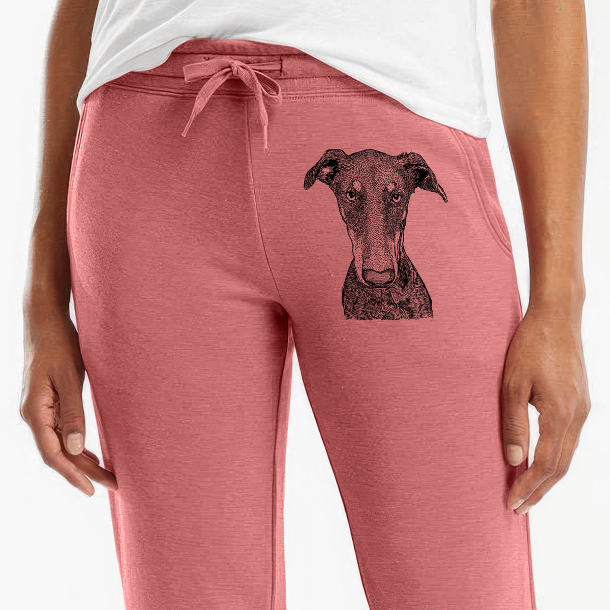 Princess Fiona the Doberman Pinscher - Women's Cali Wave Joggers