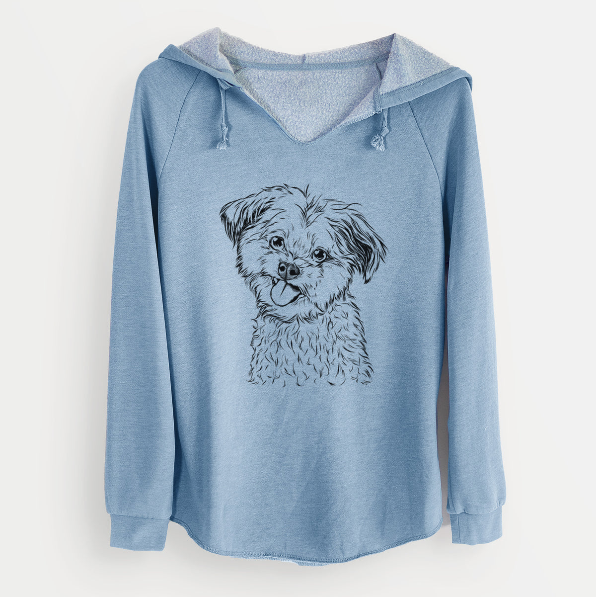 Bare Puff the Malshi - Cali Wave Hooded Sweatshirt