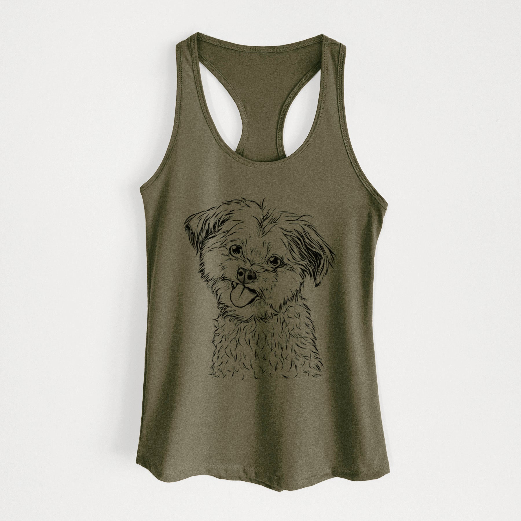 Puff the Malshi - Women's Racerback Tanktop