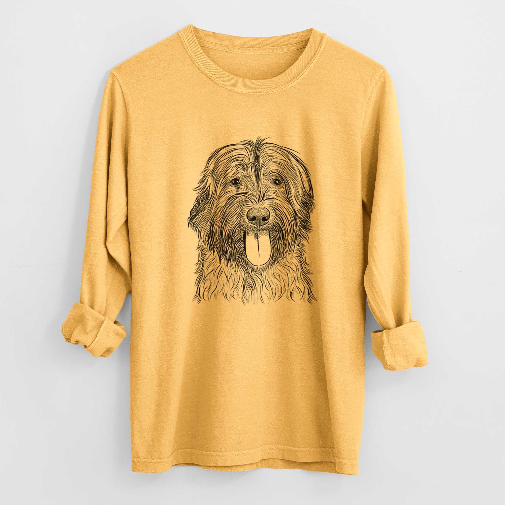 Bare Puig the Catalan Sheepdog - Heavyweight 100% Cotton Long Sleeve