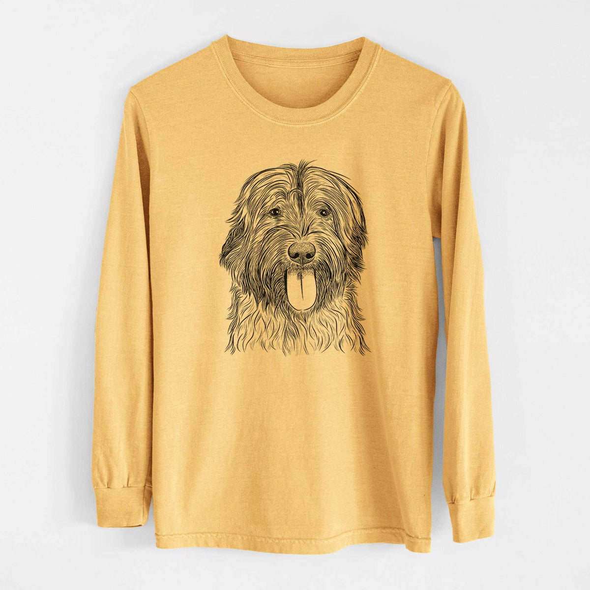 Bare Puig the Catalan Sheepdog - Heavyweight 100% Cotton Long Sleeve