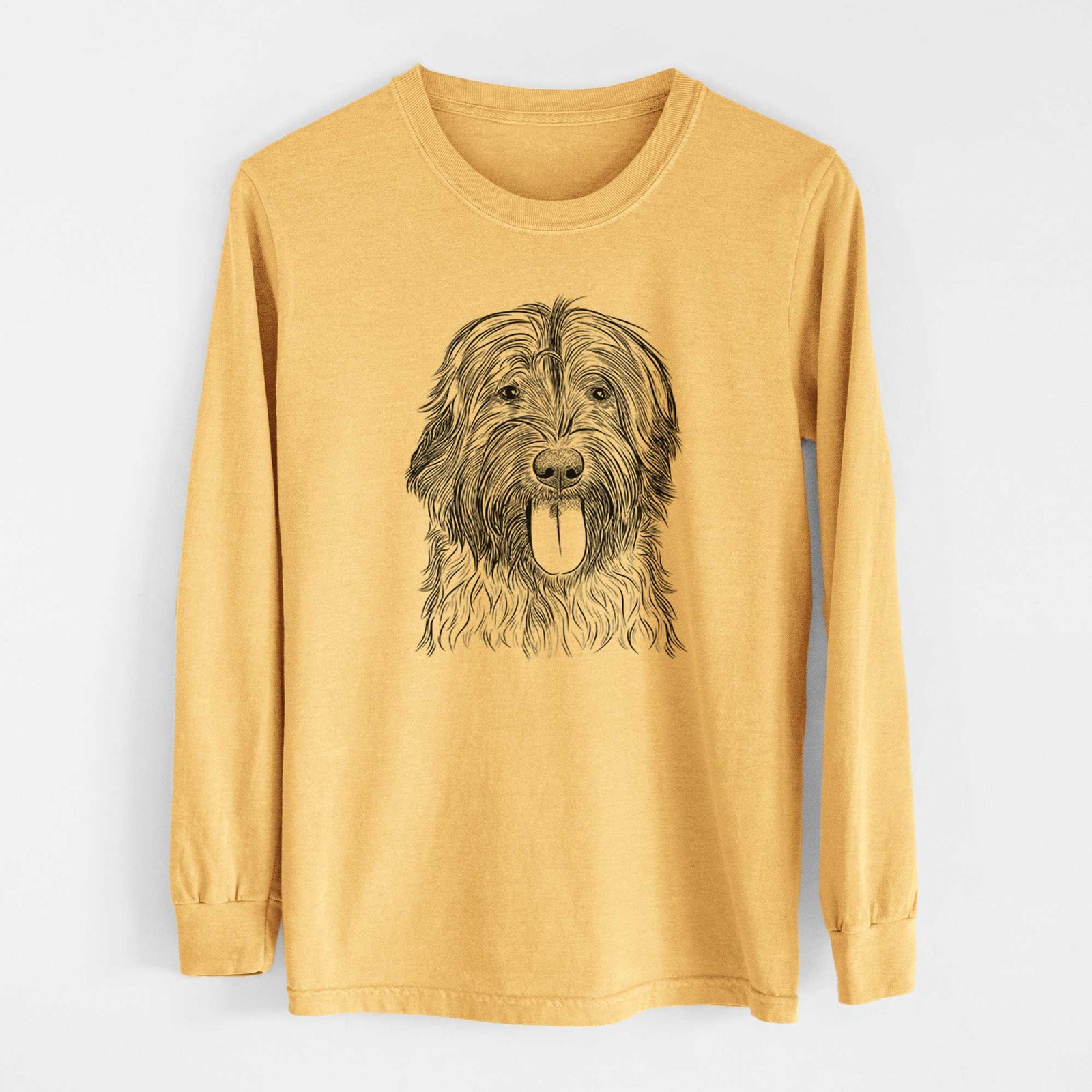 Bare Puig the Catalan Sheepdog - Heavyweight 100% Cotton Long Sleeve