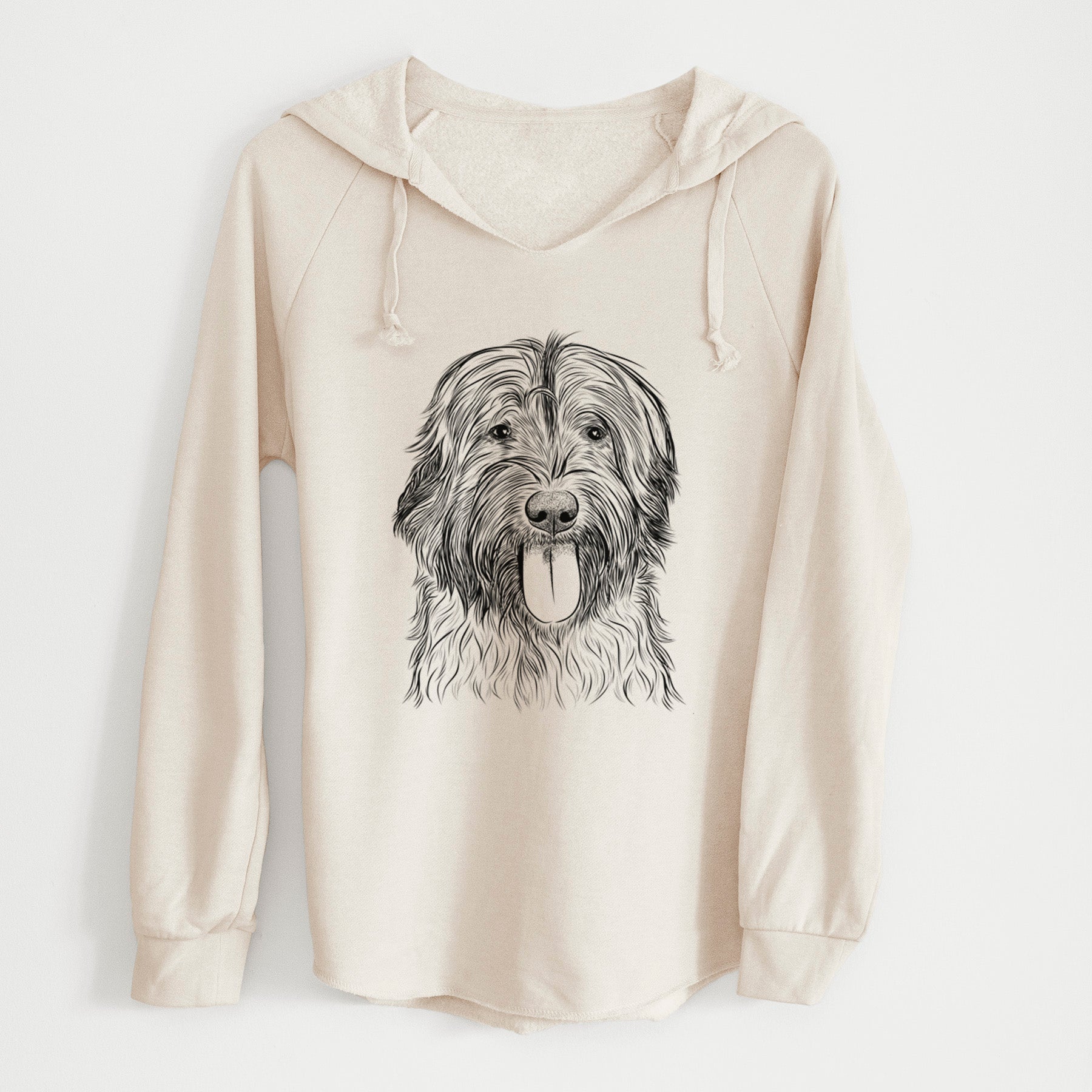 Bare Puig the Catalan Sheepdog - Cali Wave Hooded Sweatshirt