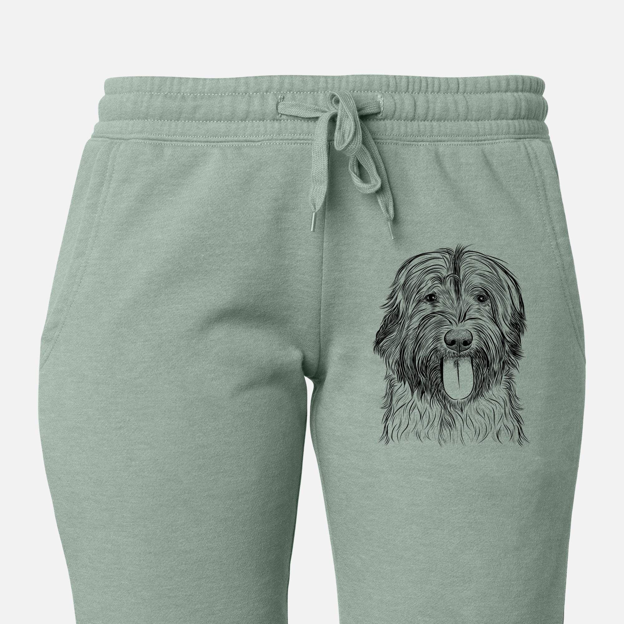 Puig the Catalan Sheepdog - Women's Cali Wave Joggers