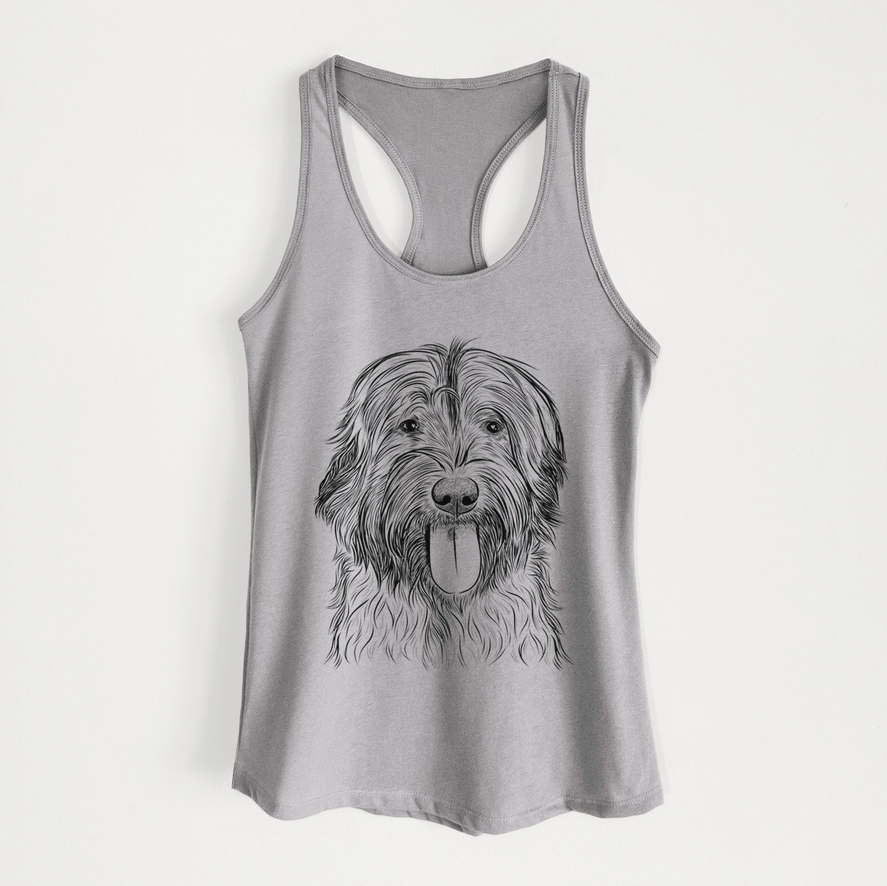 Puig the Catalan Sheepdog - Women's Racerback Tanktop