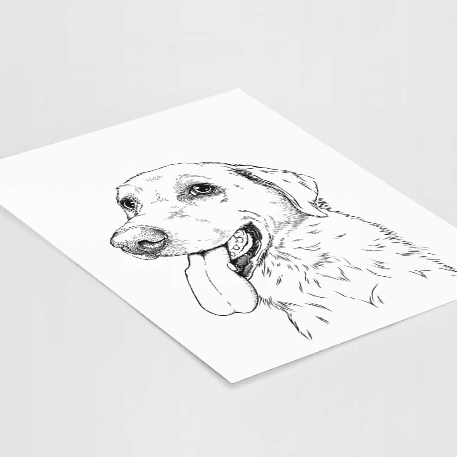 Purl the British Lab Art Print