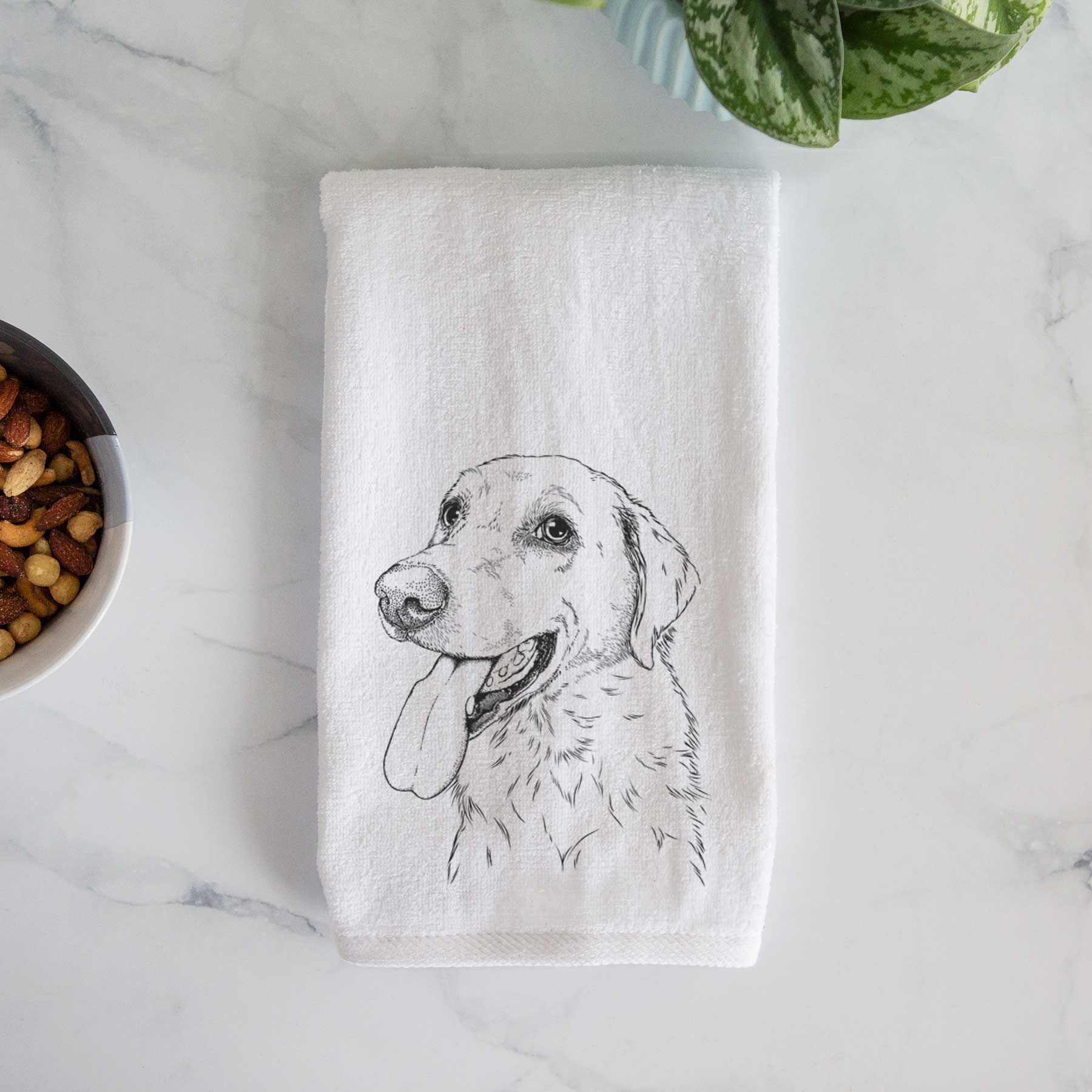 Purl the British Lab Decorative Hand Towel