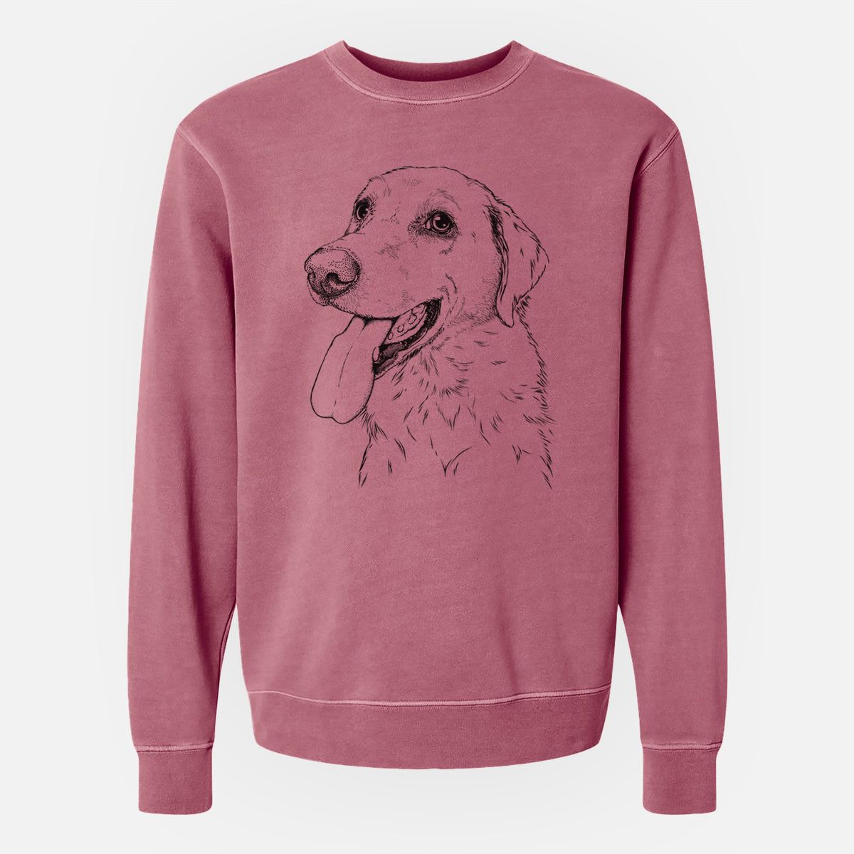 Bare Purl the British Lab - Unisex Pigment Dyed Crew Sweatshirt