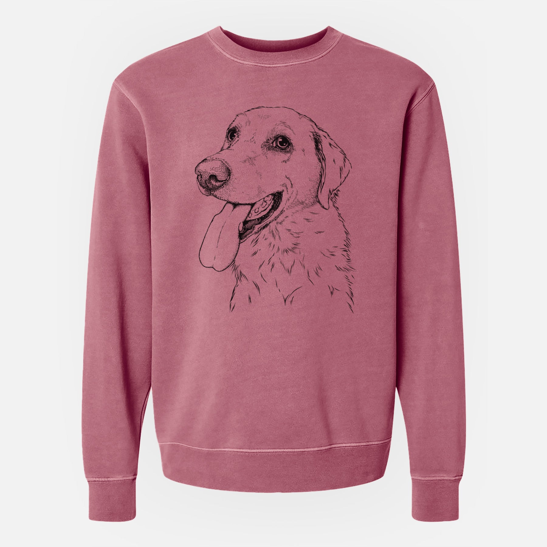 Bare Purl the British Lab - Unisex Pigment Dyed Crew Sweatshirt