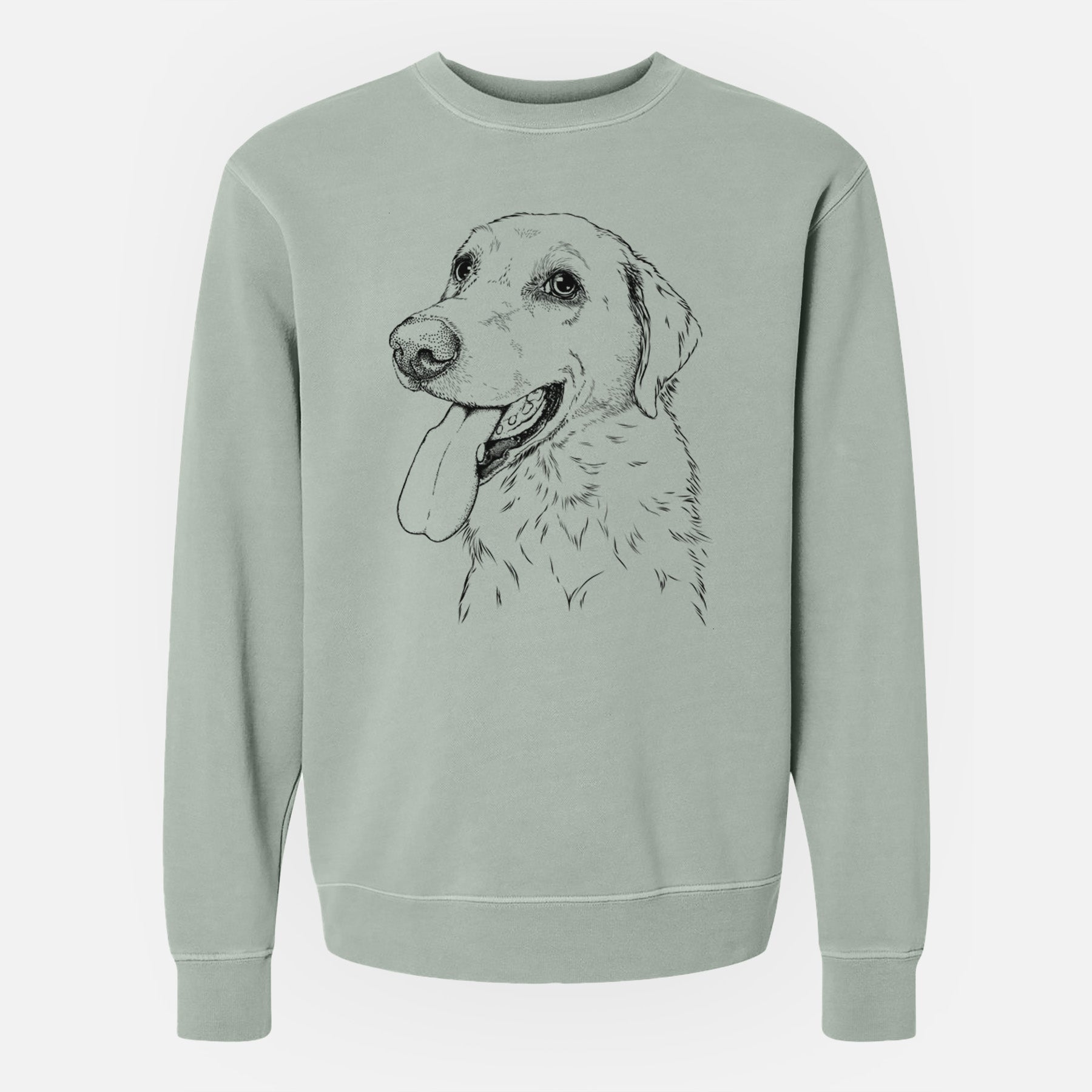 Bare Purl the British Lab - Unisex Pigment Dyed Crew Sweatshirt