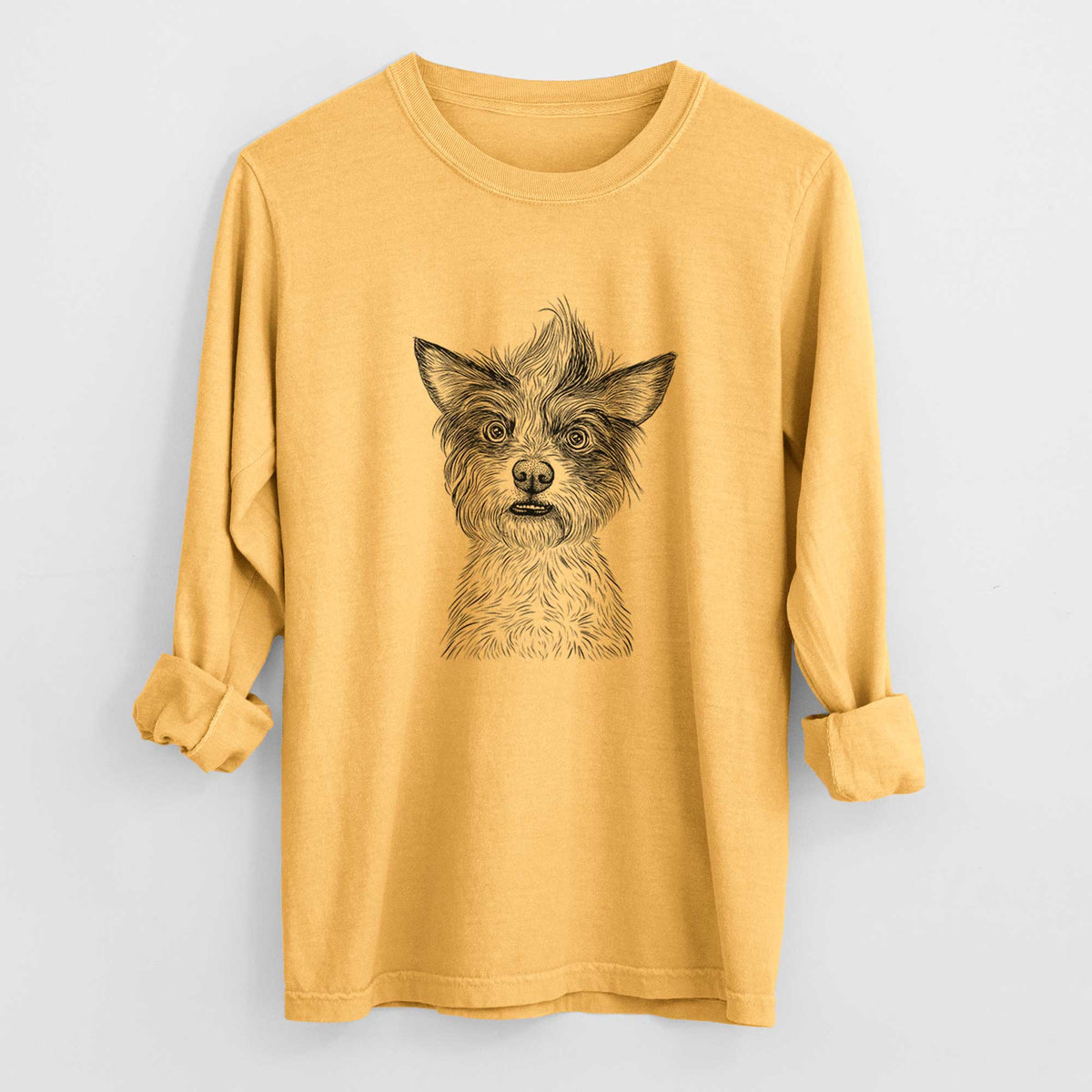 Bare Quigley the Mixed Breed - Heavyweight 100% Cotton Long Sleeve