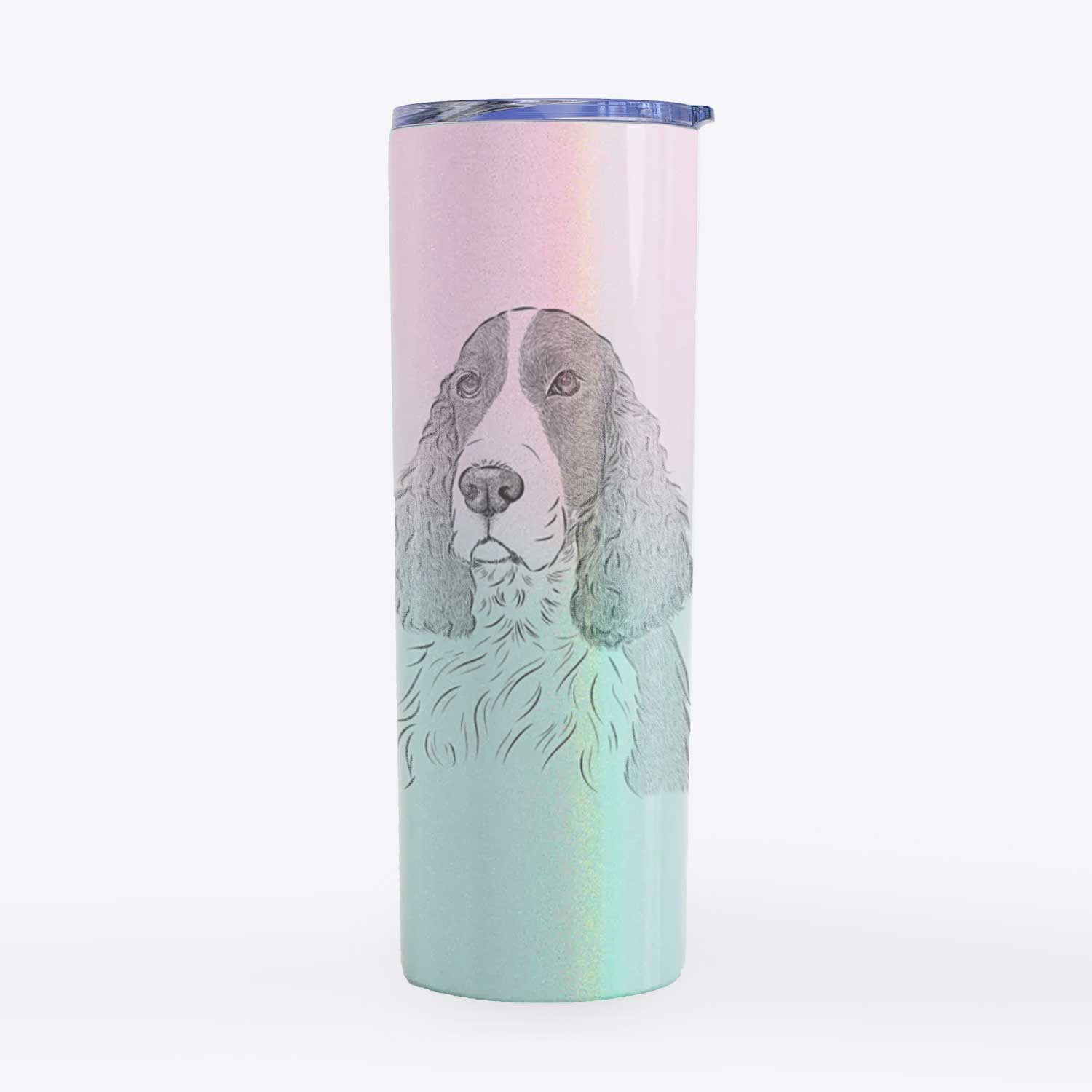 Quincy the English Springer Spaniel - 20oz Skinny Tumbler