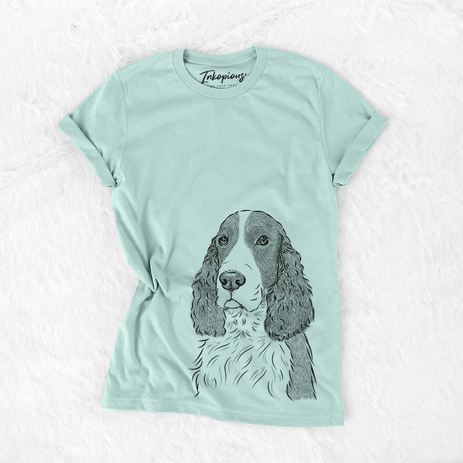 Quincy the English Springer Spaniel - Bella Canvas Unisex Crewneck