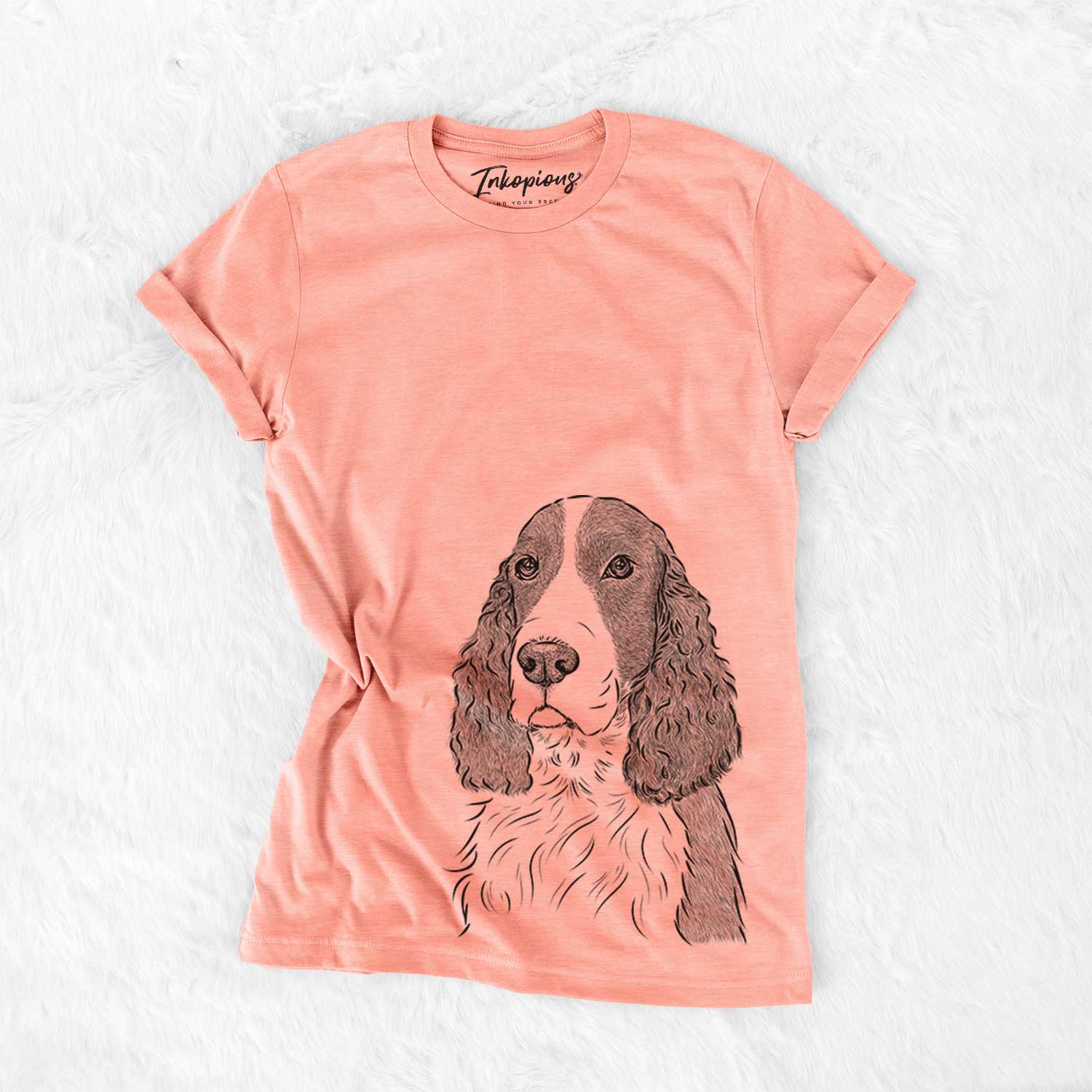 Quincy the English Springer Spaniel - Bella Canvas Unisex Crewneck