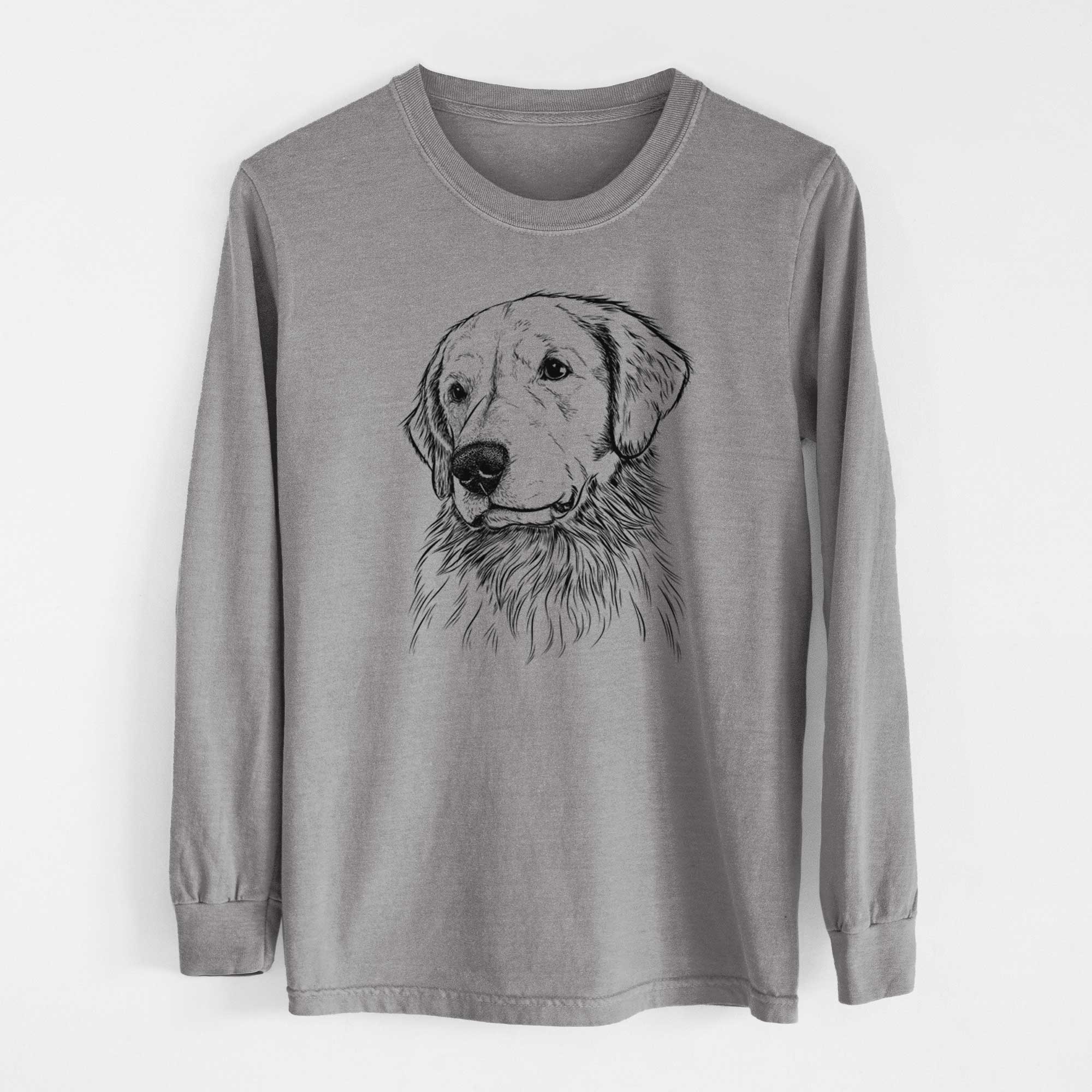Bare Quinn the Golden Retriever - Heavyweight 100% Cotton Long Sleeve
