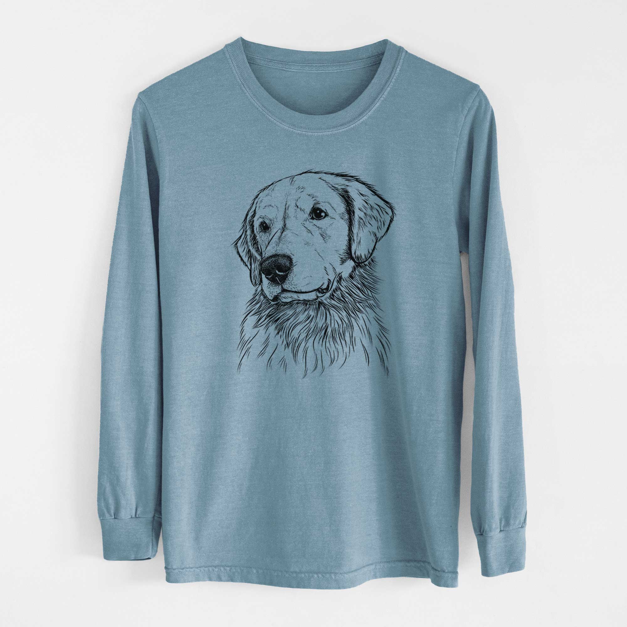 Bare Quinn the Golden Retriever - Heavyweight 100% Cotton Long Sleeve