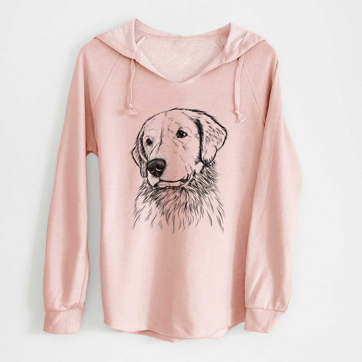 Bare Quinn the Golden Retriever - Cali Wave Hooded Sweatshirt