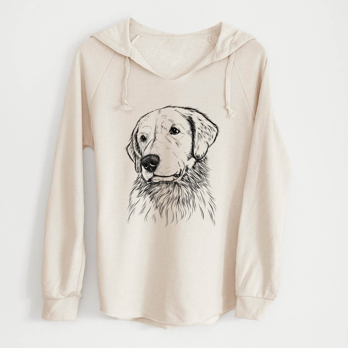 Bare Quinn the Golden Retriever - Cali Wave Hooded Sweatshirt