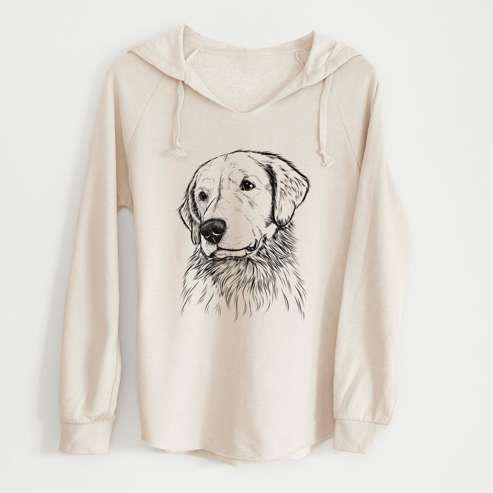 Bare Quinn the Golden Retriever - Cali Wave Hooded Sweatshirt